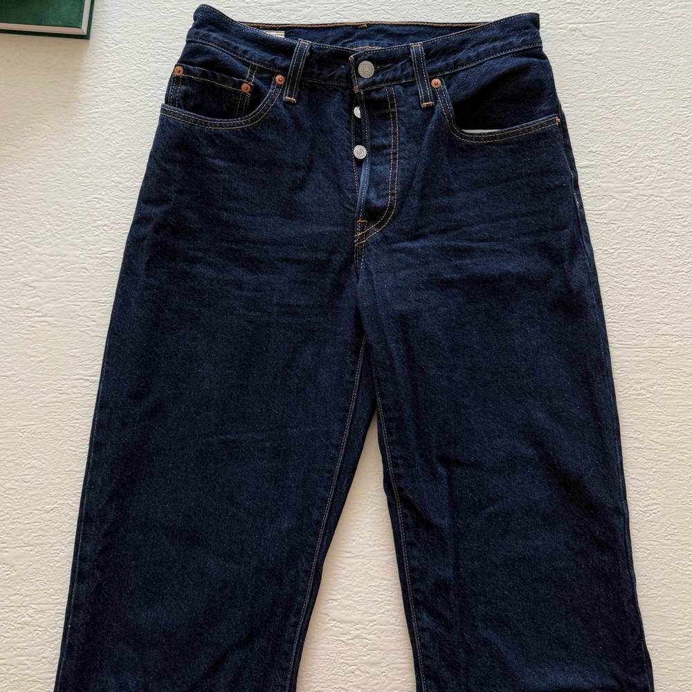 LEVIS 501 90s dark wash denim